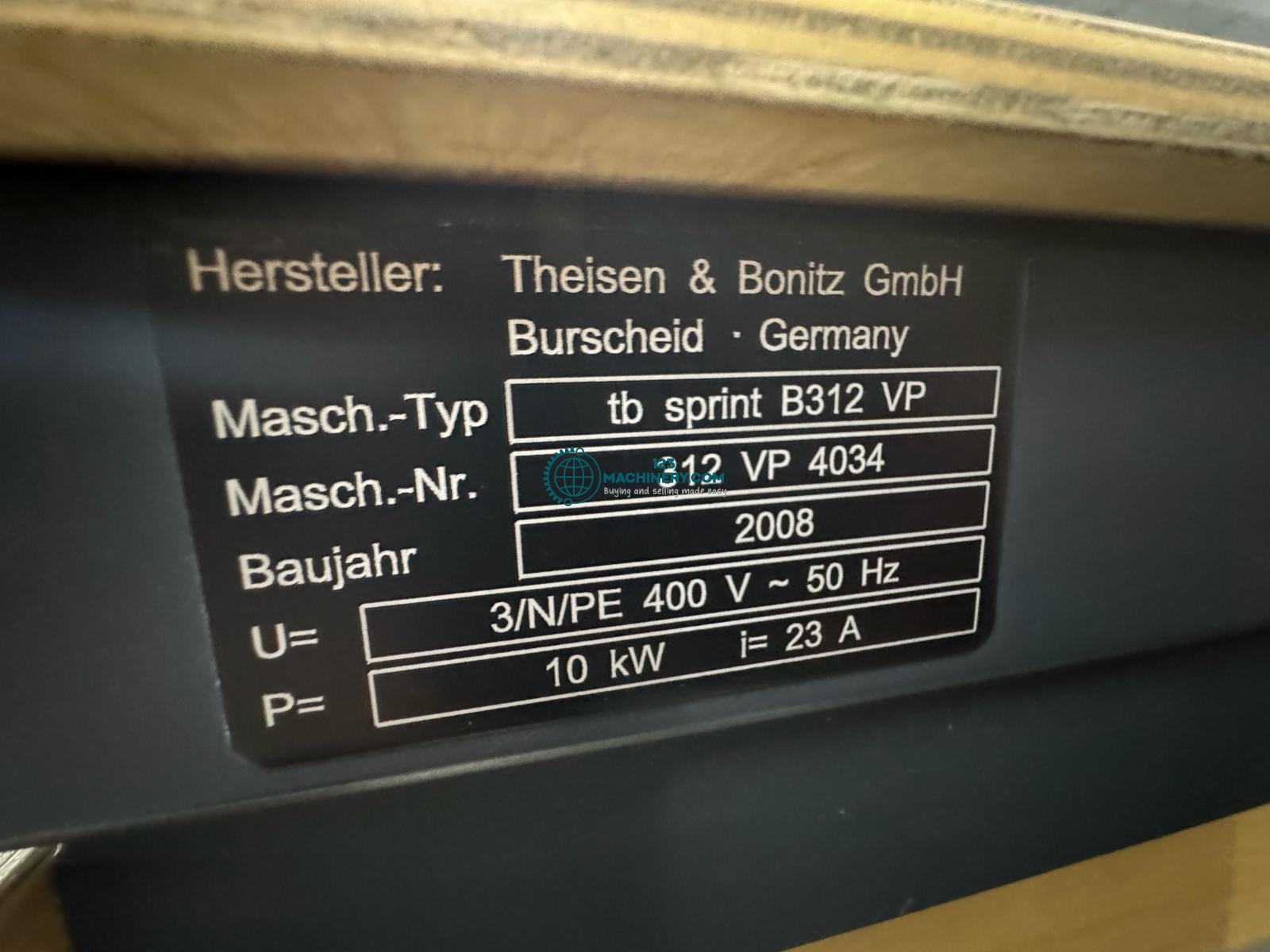 Theisen en Bonitz Sprint B312 VP ( 2008)